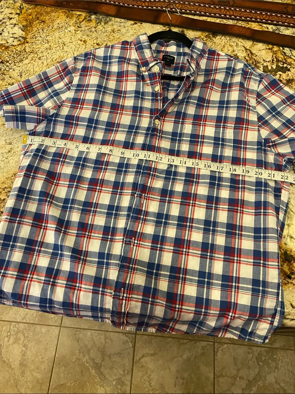 J CREW Button Down Short Sleeve Shirt